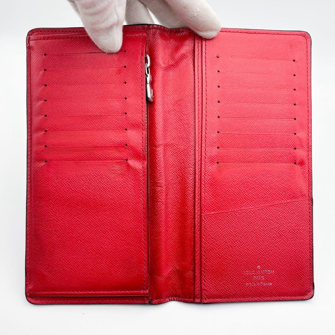 【美品】ルイヴィトン ポルトフォイユ ブラザ タイガ ブルーマリーヌ