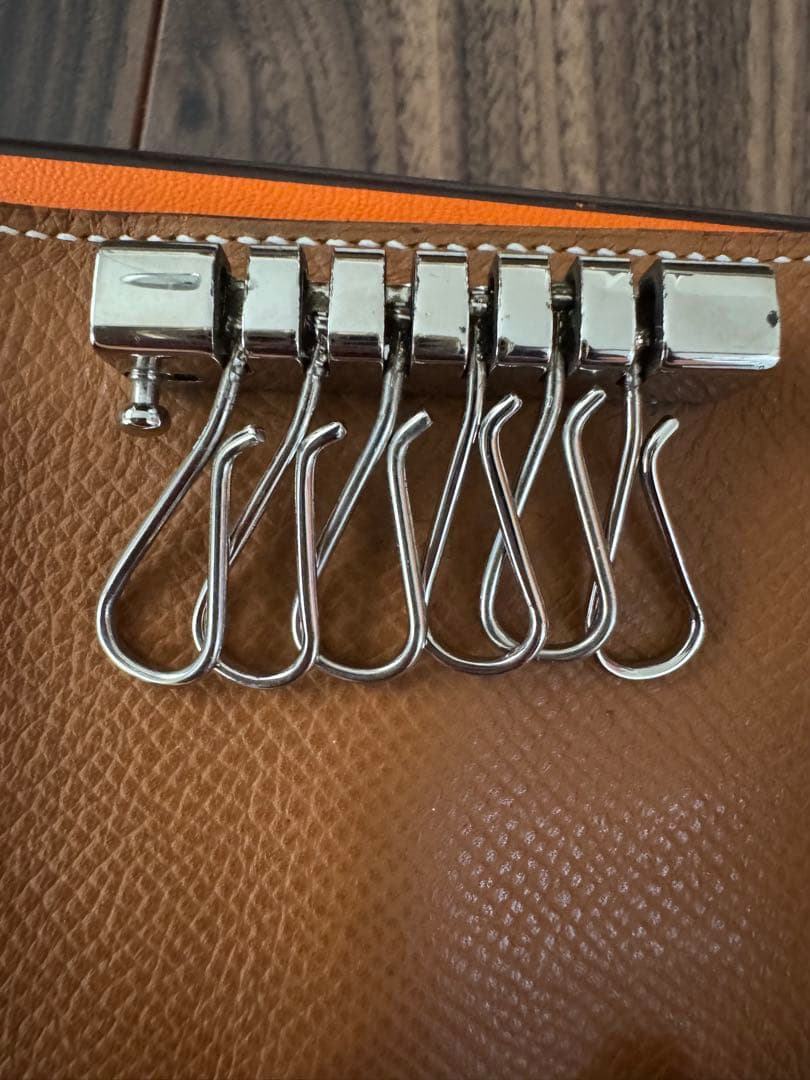 サルア　HERMES エルメス　ベアン　キーケース　エルメスタオルおまけ