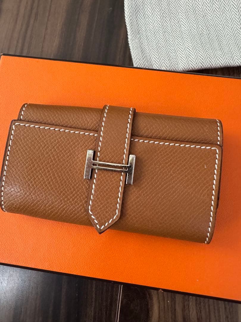 サルア　HERMES エルメス　ベアン　キーケース　エルメスタオルおまけ
