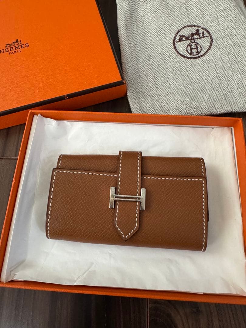 サルア　HERMES エルメス　ベアン　キーケース　エルメスタオルおまけ