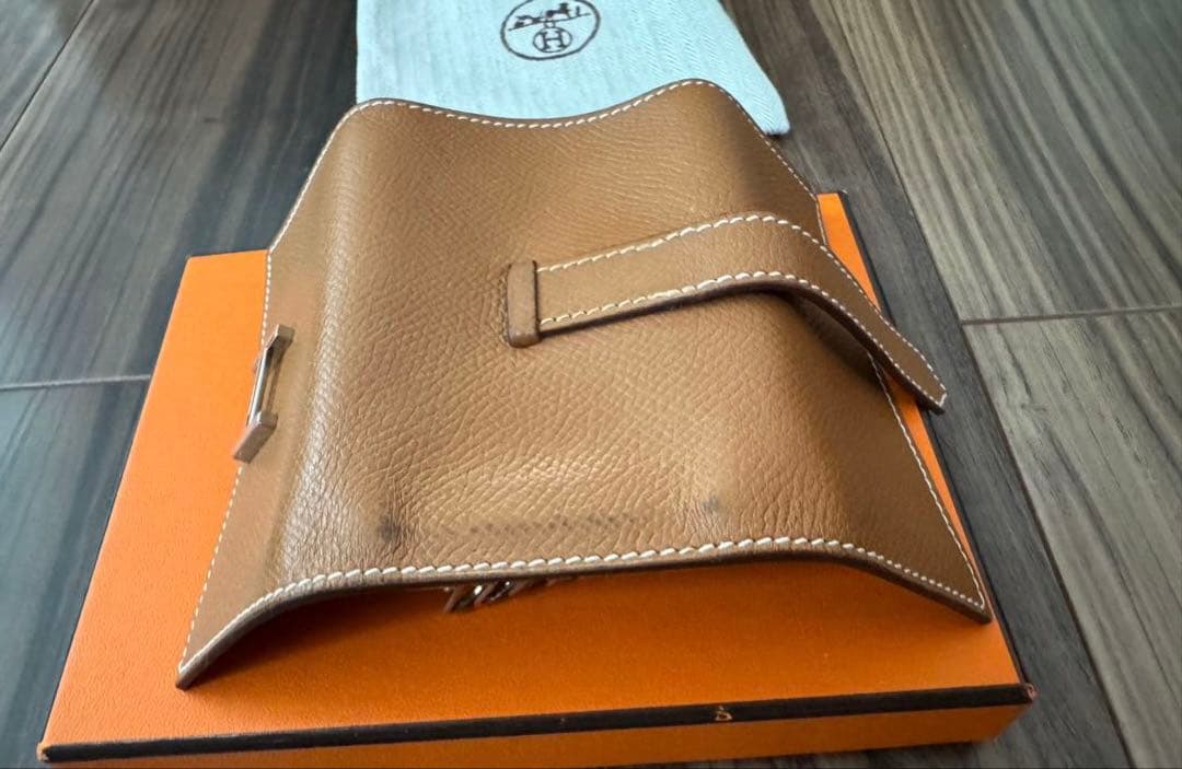 サルア　HERMES エルメス　ベアン　キーケース　エルメスタオルおまけ