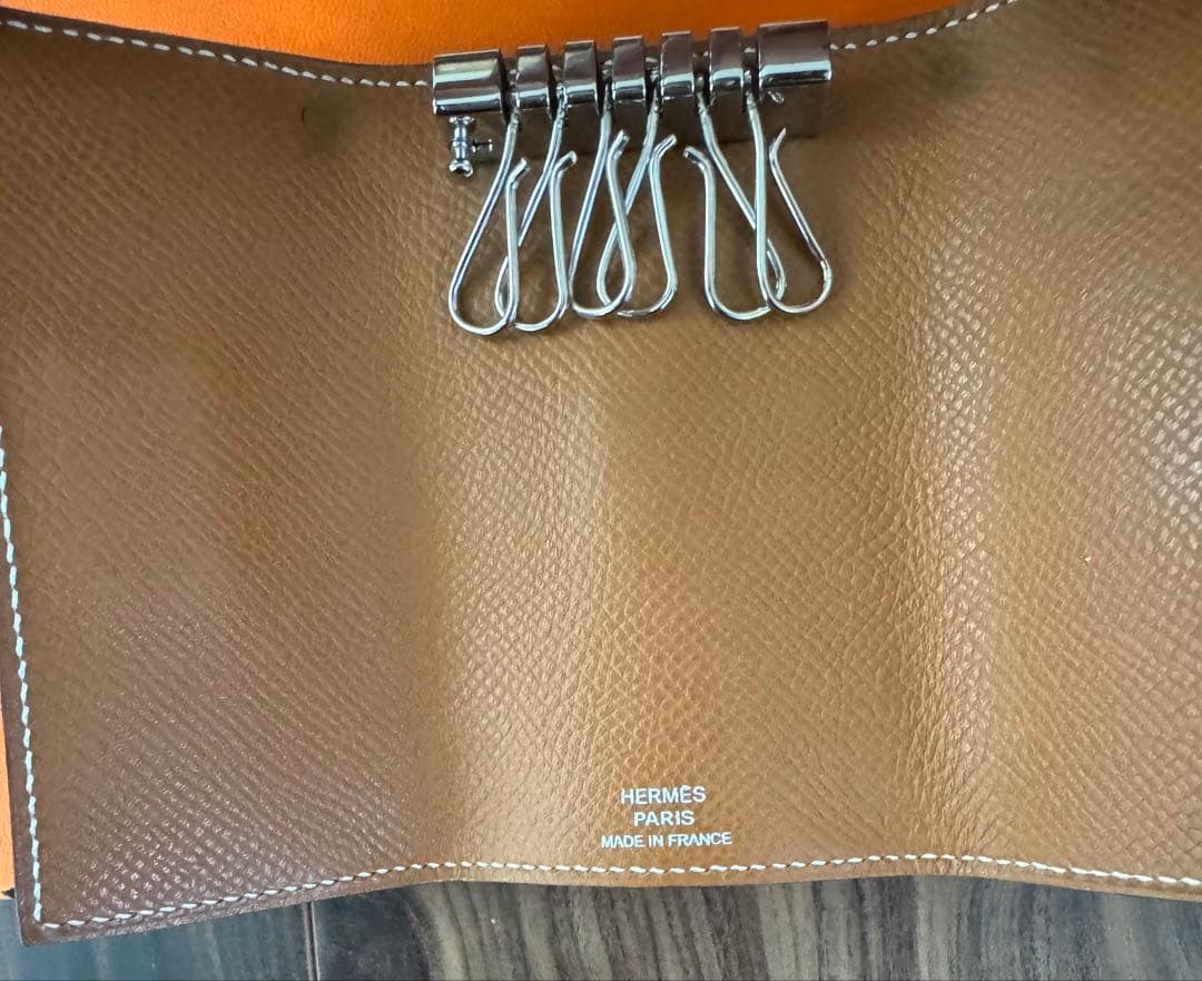 サルア　HERMES エルメス　ベアン　キーケース　エルメスタオルおまけ