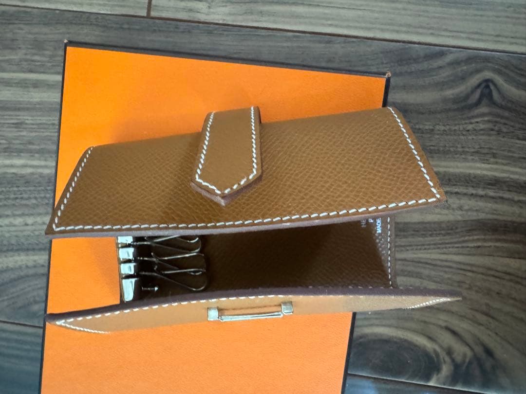 サルア　HERMES エルメス　ベアン　キーケース　エルメスタオルおまけ
