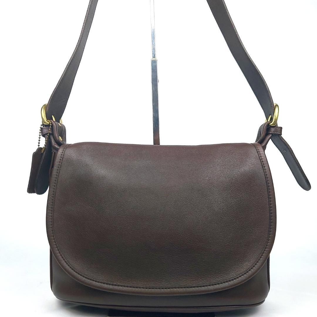 COACH オールドコーチ 4150 ショルダーバッグ グラブタンレザー
