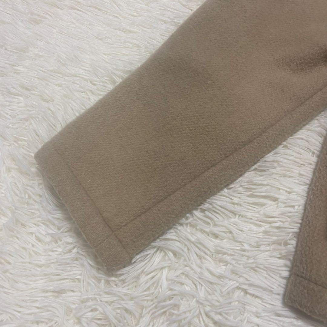 DANTON ライトパイル ウールモッサ カラーレス ジャケット 34 M