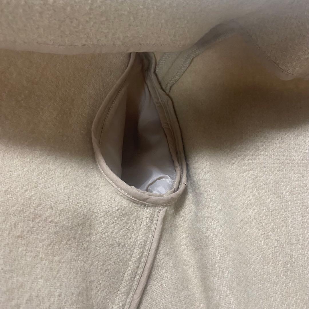 DANTON ライトパイル ウールモッサ カラーレス ジャケット 34 M