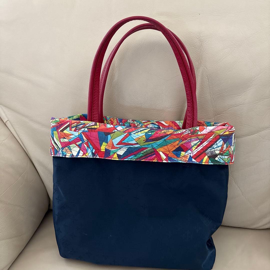 ラシット HERALBONY コラボリバーシブルトートバッグ　おりがみ