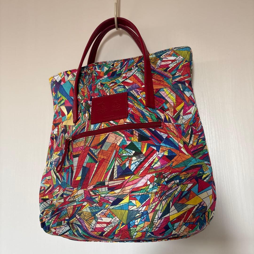 ラシット HERALBONY コラボリバーシブルトートバッグ　おりがみ