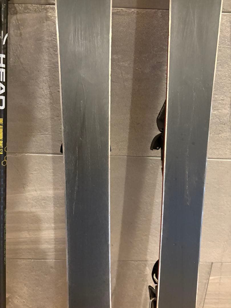 HEAD era3.0スキー 163cm 赤色 ストック付き