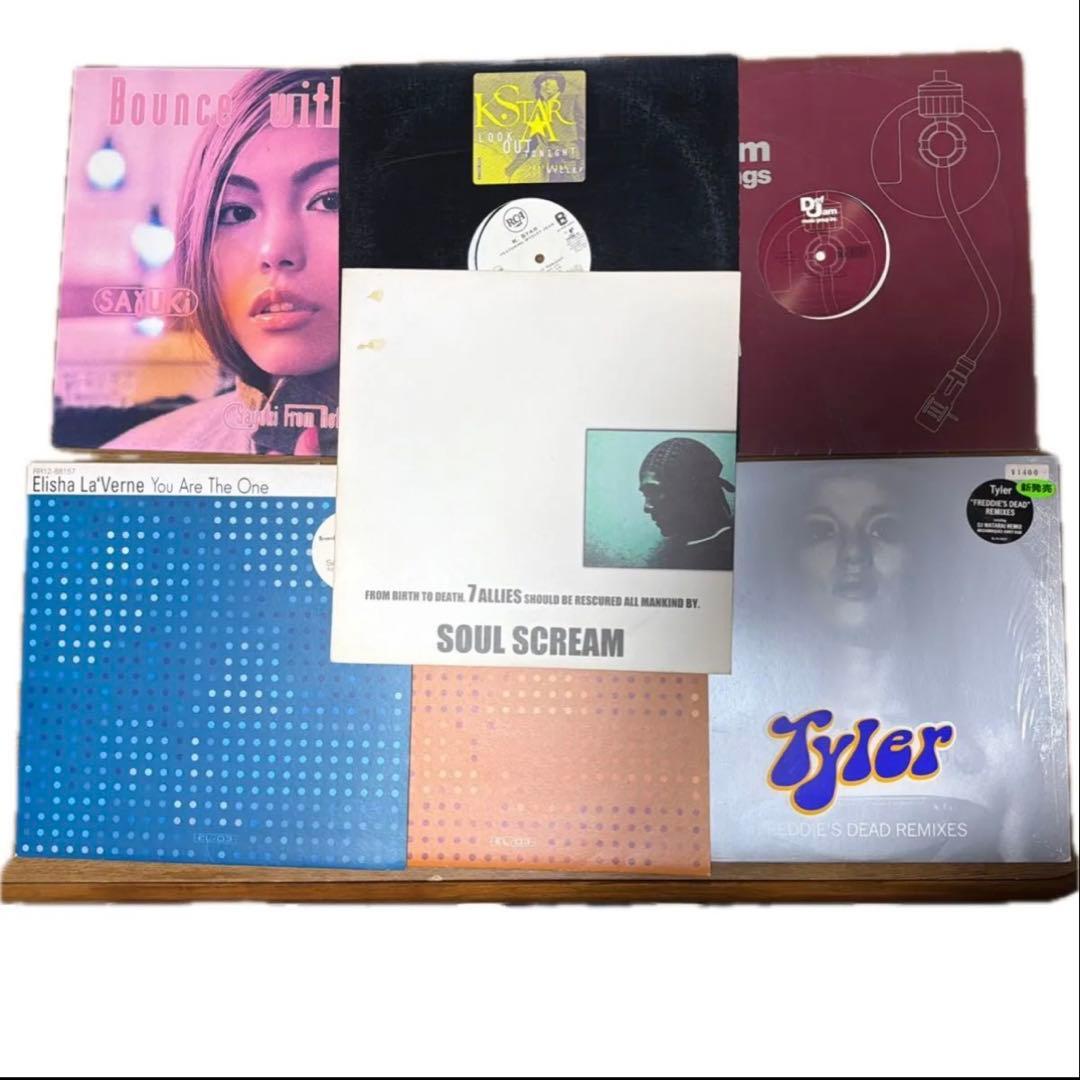 希少2000年 レコード7枚SET SOULSCREAM 蜂と蝶他　平成レトロ