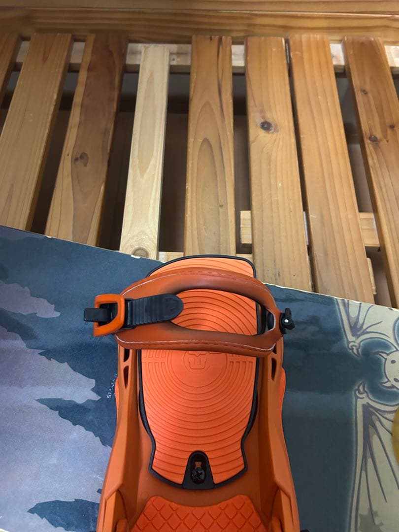 キスマーク　スノーボード　板　ビンディング付き　156