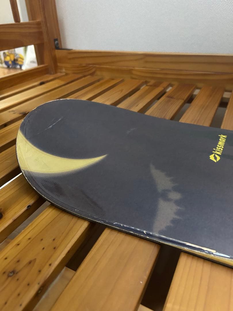 キスマーク　スノーボード　板　ビンディング付き　156