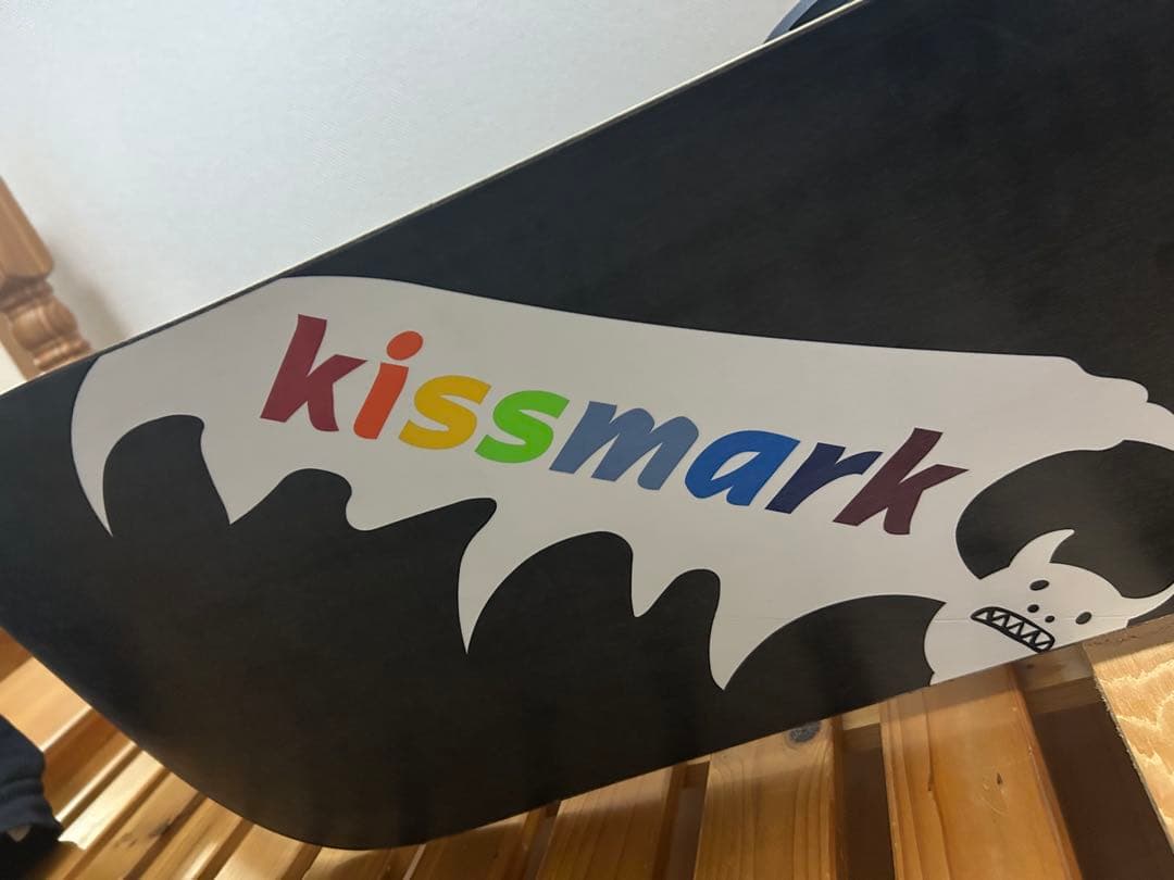 キスマーク　スノーボード　板　ビンディング付き　156