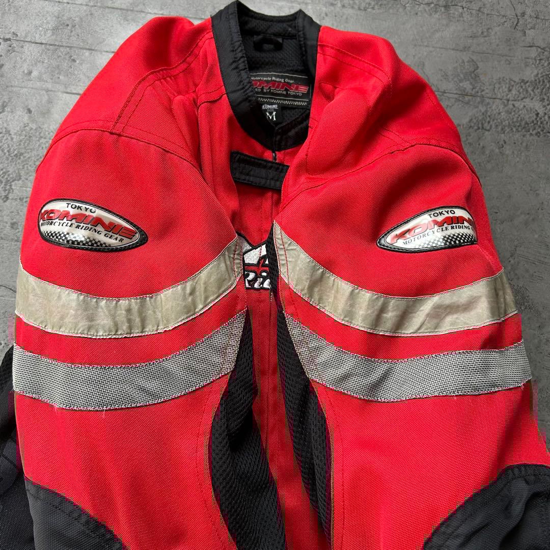 KOMINE コミネ レーシングジャケット ナイロン ライダース プロテクター