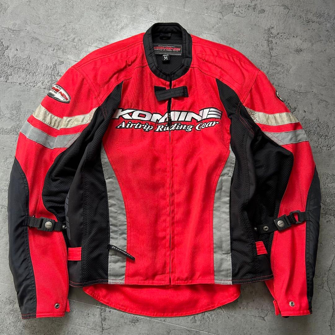 KOMINE コミネ レーシングジャケット ナイロン ライダース プロテクター