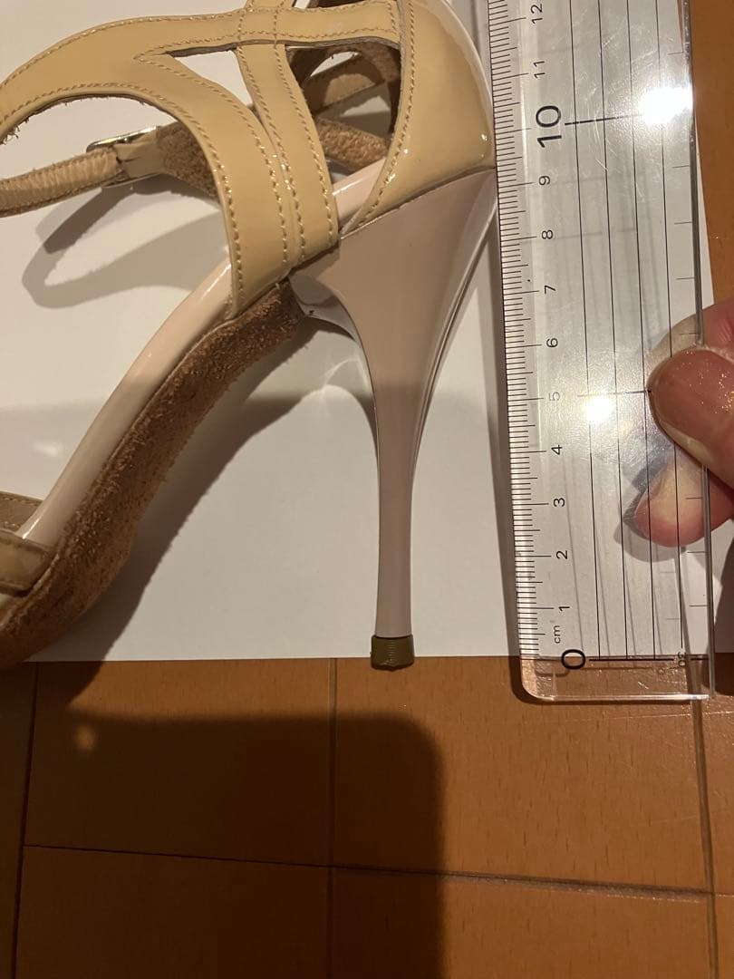 アルゼンチンタンゴシューズ mileva 24,5cm ベージュ