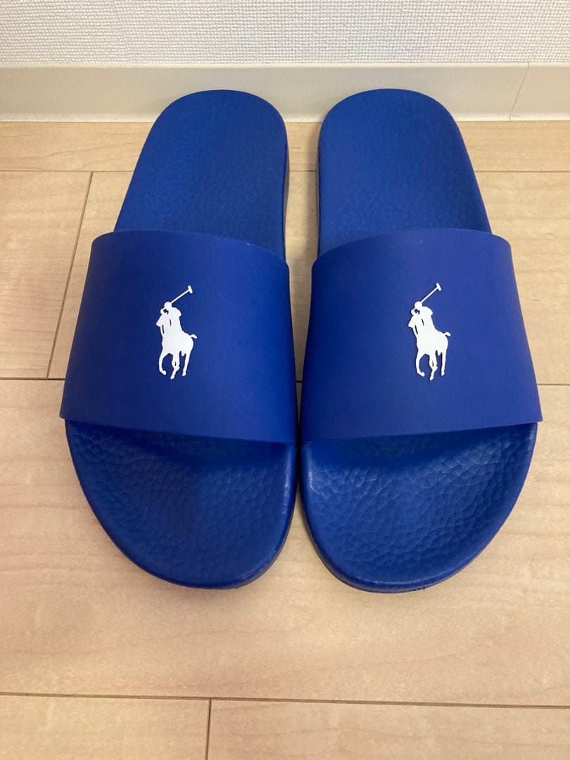 Polo Ralph Lauren スライドサンダル ビーチサンダル 青 ブルー