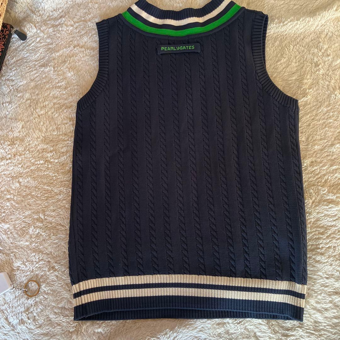 PEARLY GATES レディースベスト ネイビー 1