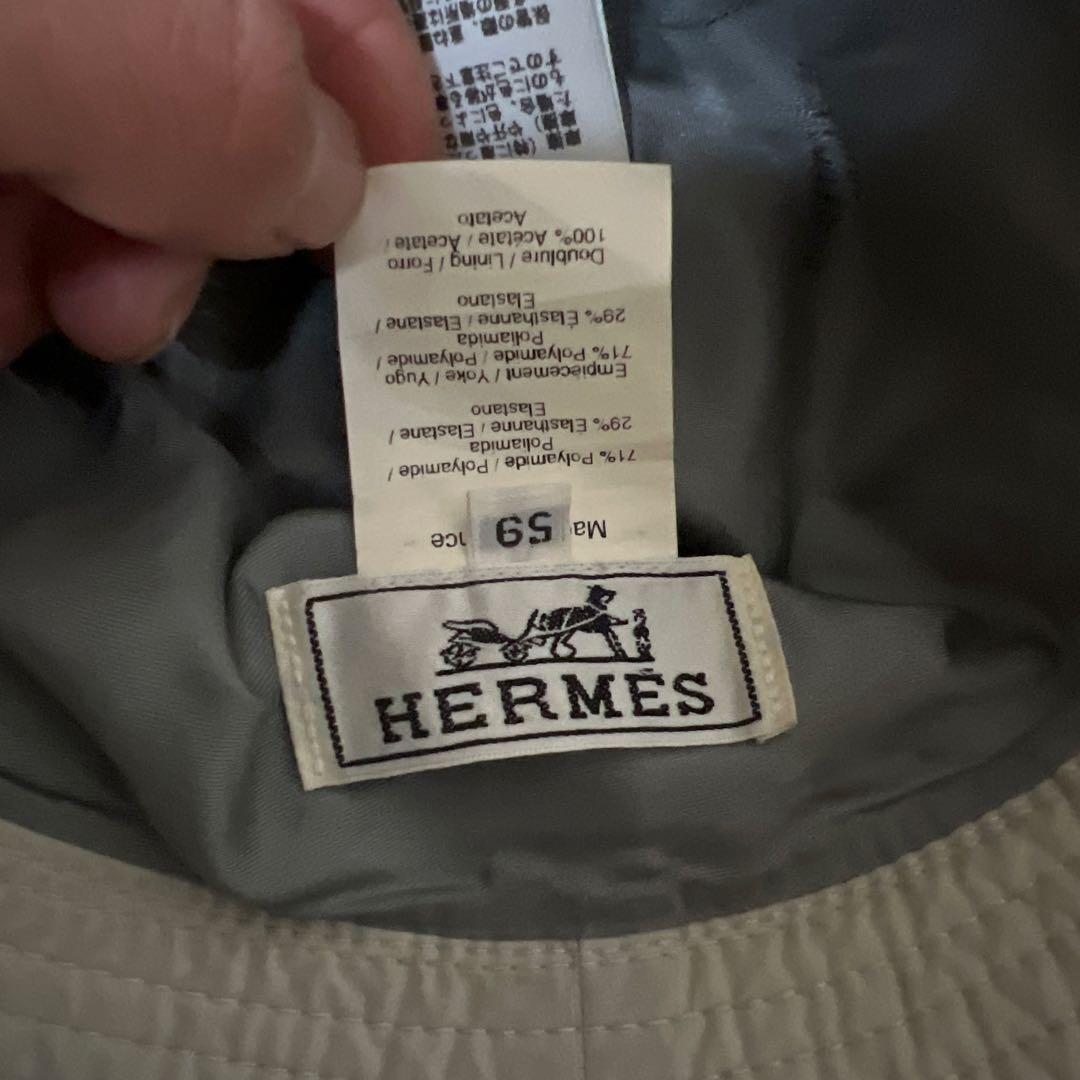 HERMES -エルメス- バケットハット サイドポケット,スタッシュポケット付