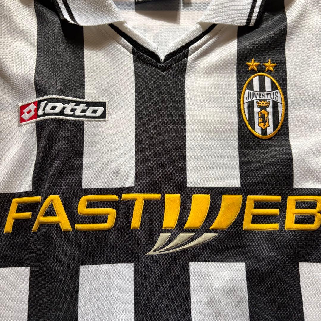 美品 Lotto ユヴェントス ユニフォーム 01-02 ホーム デルピエロ Ｌ