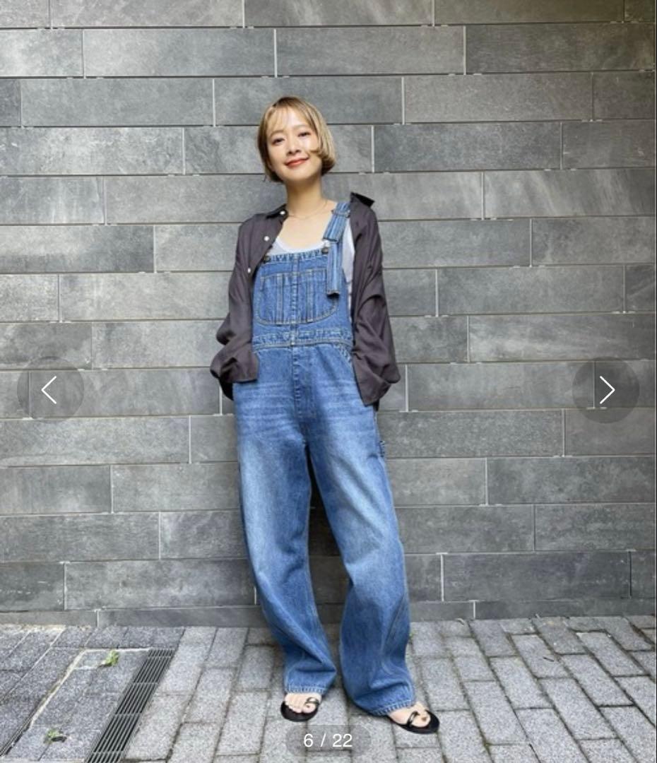 Spick & Span デニムサロペット　佐藤栞里さんコラボ