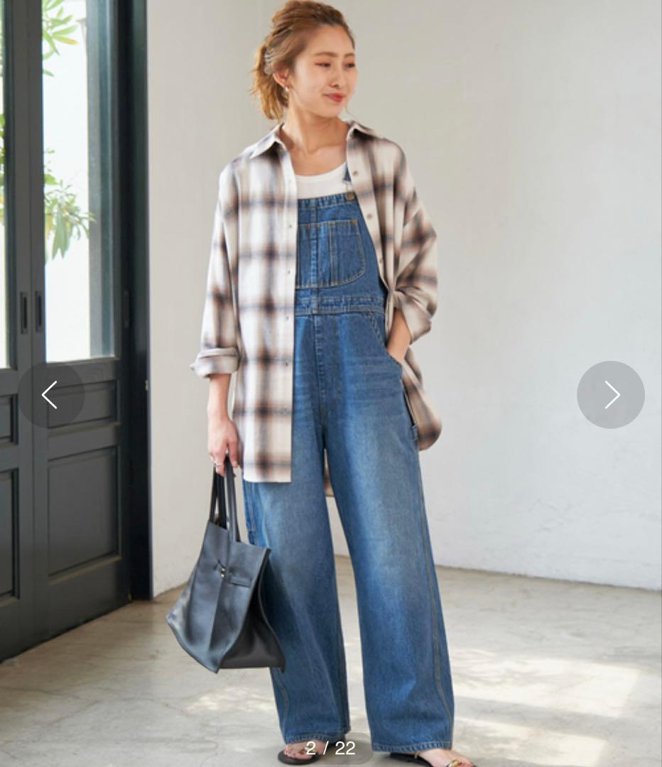 Spick & Span デニムサロペット　佐藤栞里さんコラボ