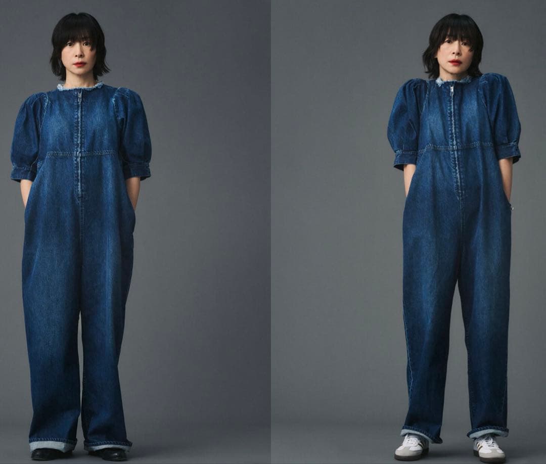 IÉNA 山本マナ upper hightsコラボ デニムオールインワン