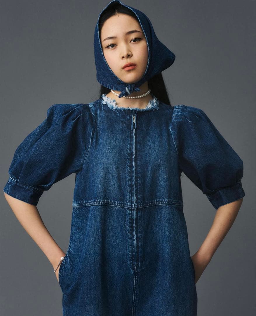 IÉNA 山本マナ upper hightsコラボ デニムオールインワン