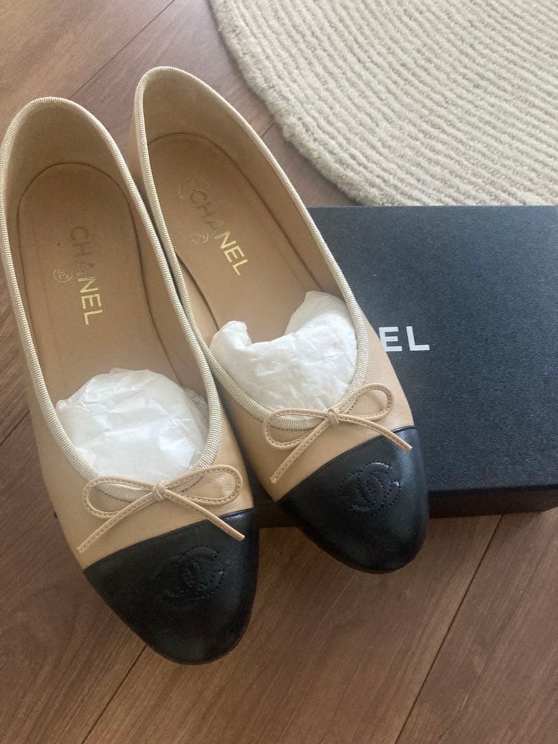 専用横浜SOGOCHANEL購入です。バレエフラットシューズ 40サイズ