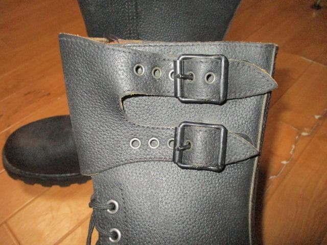 ８０年代　フランス軍　２バックル　コンバットブーツ　ミリタリーブーツ　２８　未使
