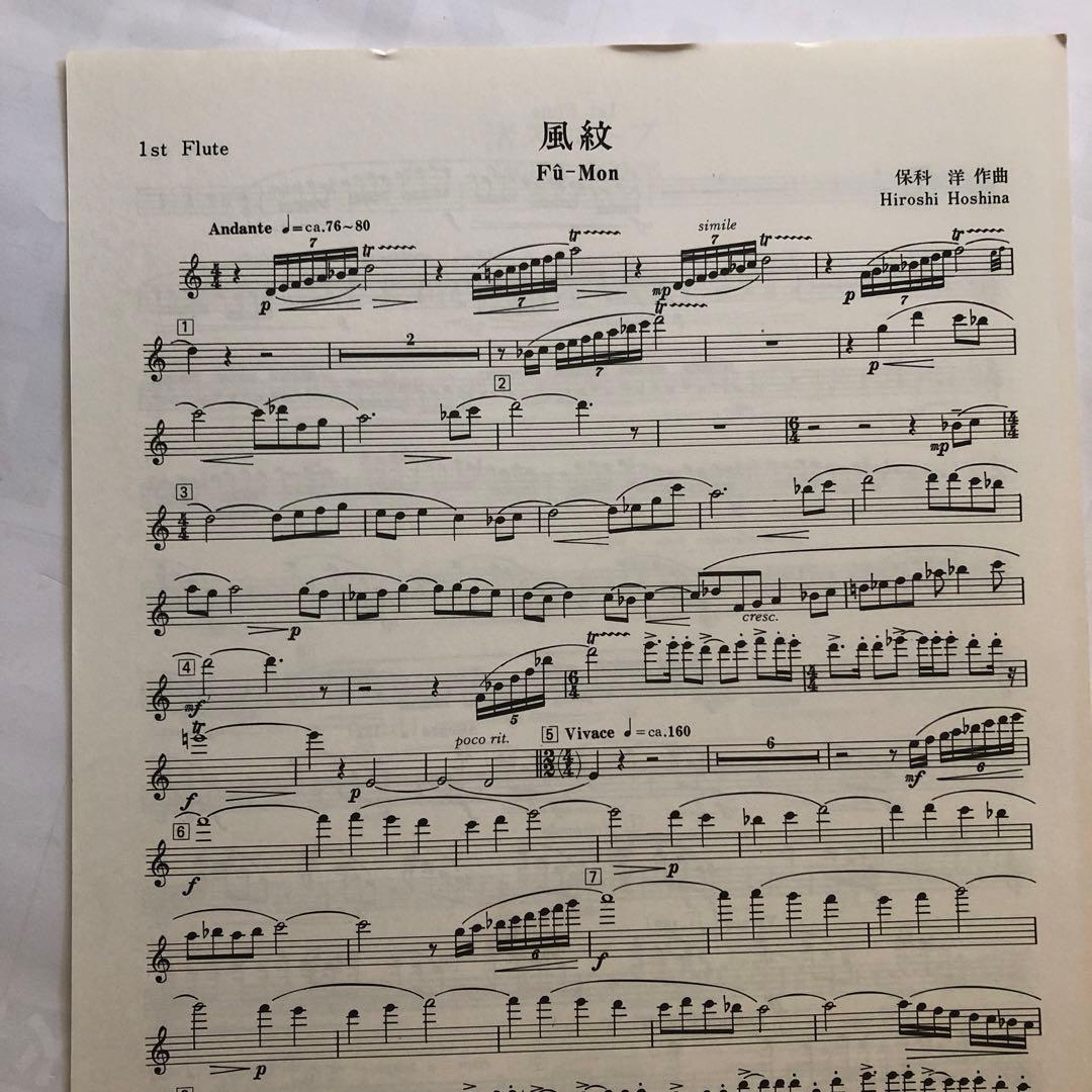 1987年 全日本吹奏楽コンクール課題曲 [A・B］