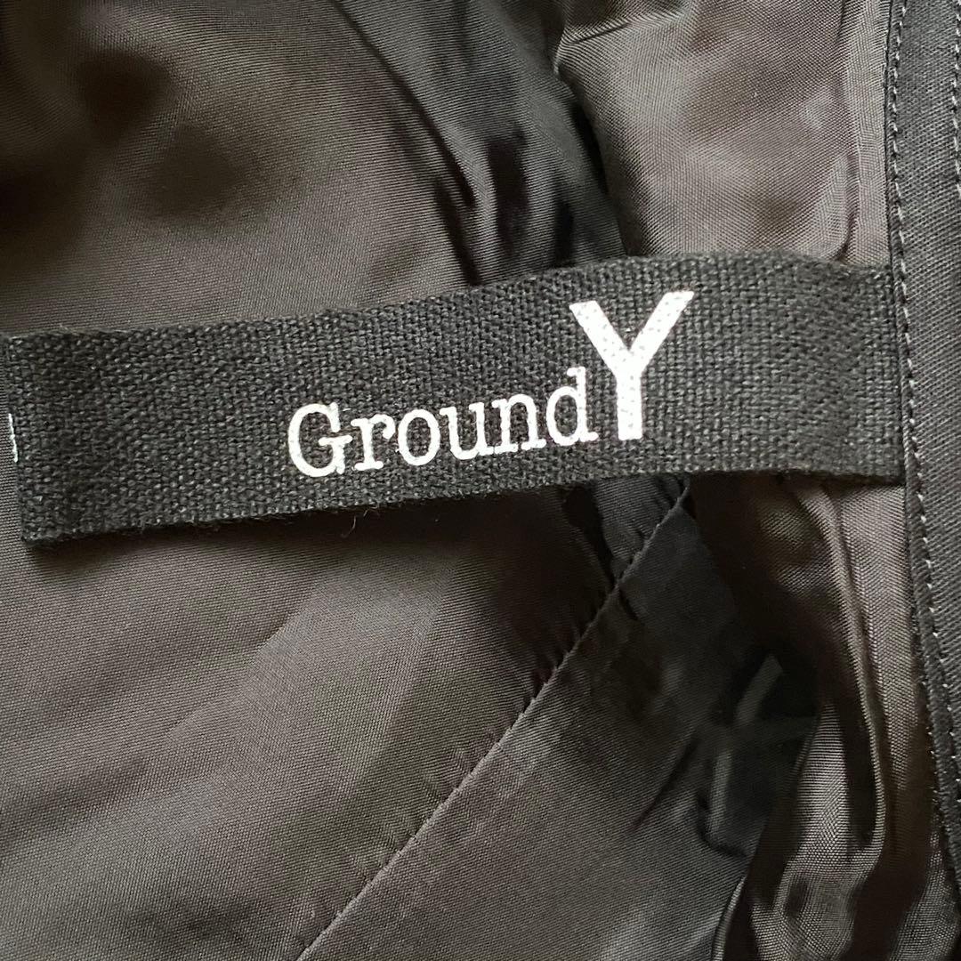 【美品】ヨウジヤマモト グラウンドワイ　ロングトレンチコート　ジレ　ノースリーブ