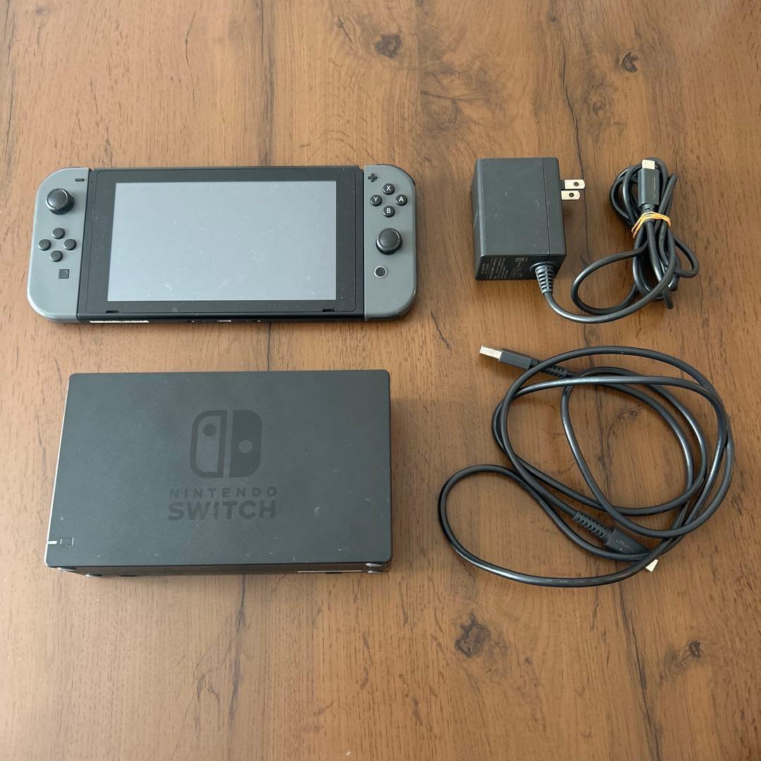 Nintendo Switch 本体 グレー　箱無し