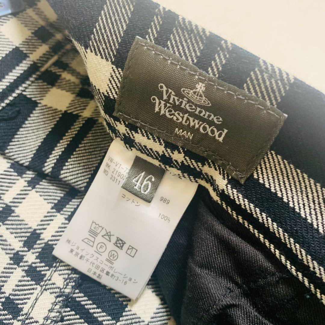 ●斬新サルエル●ヴィヴィアンウエストウッド●総柄チェック●お洒落全開●極限定●