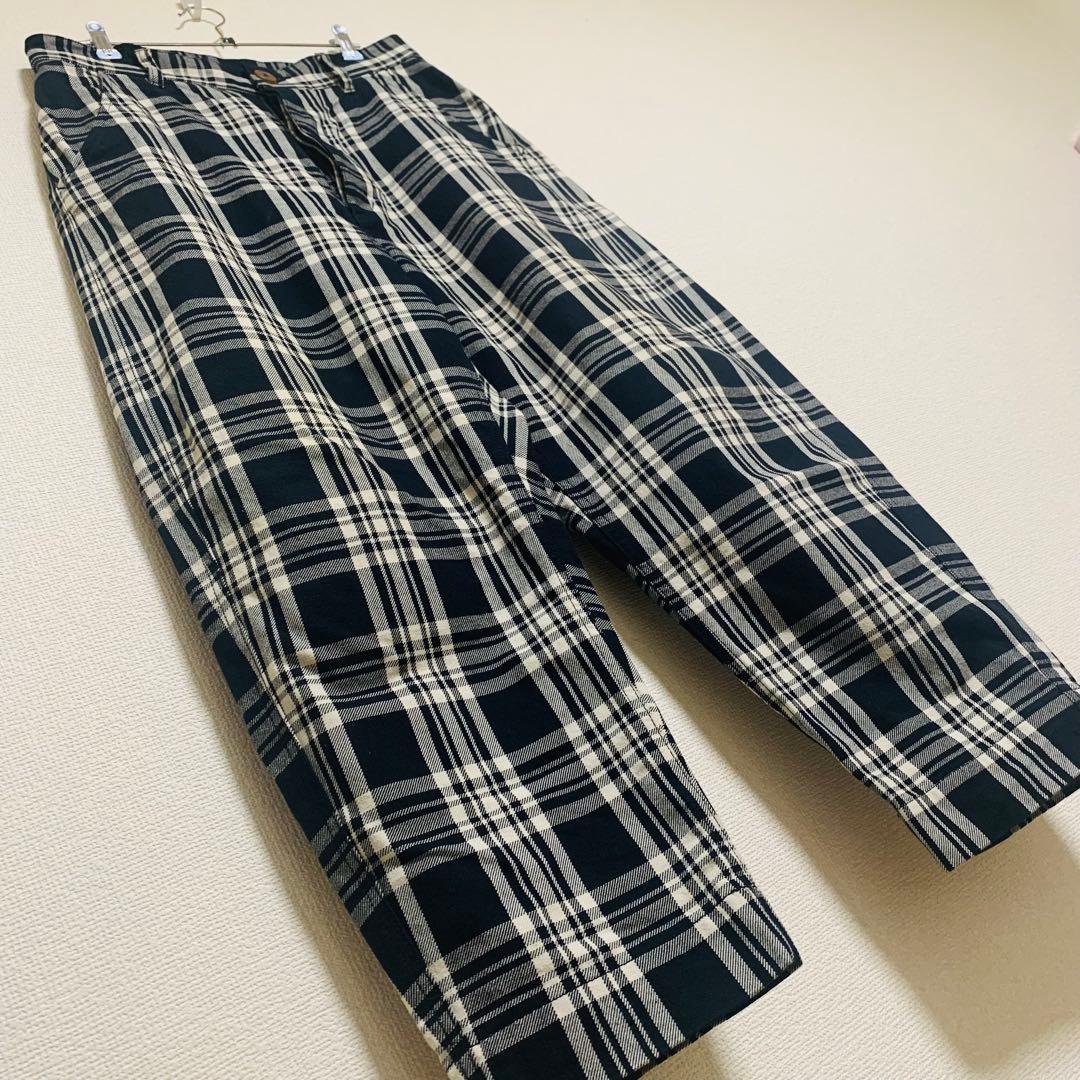 ●斬新サルエル●ヴィヴィアンウエストウッド●総柄チェック●お洒落全開●極限定●