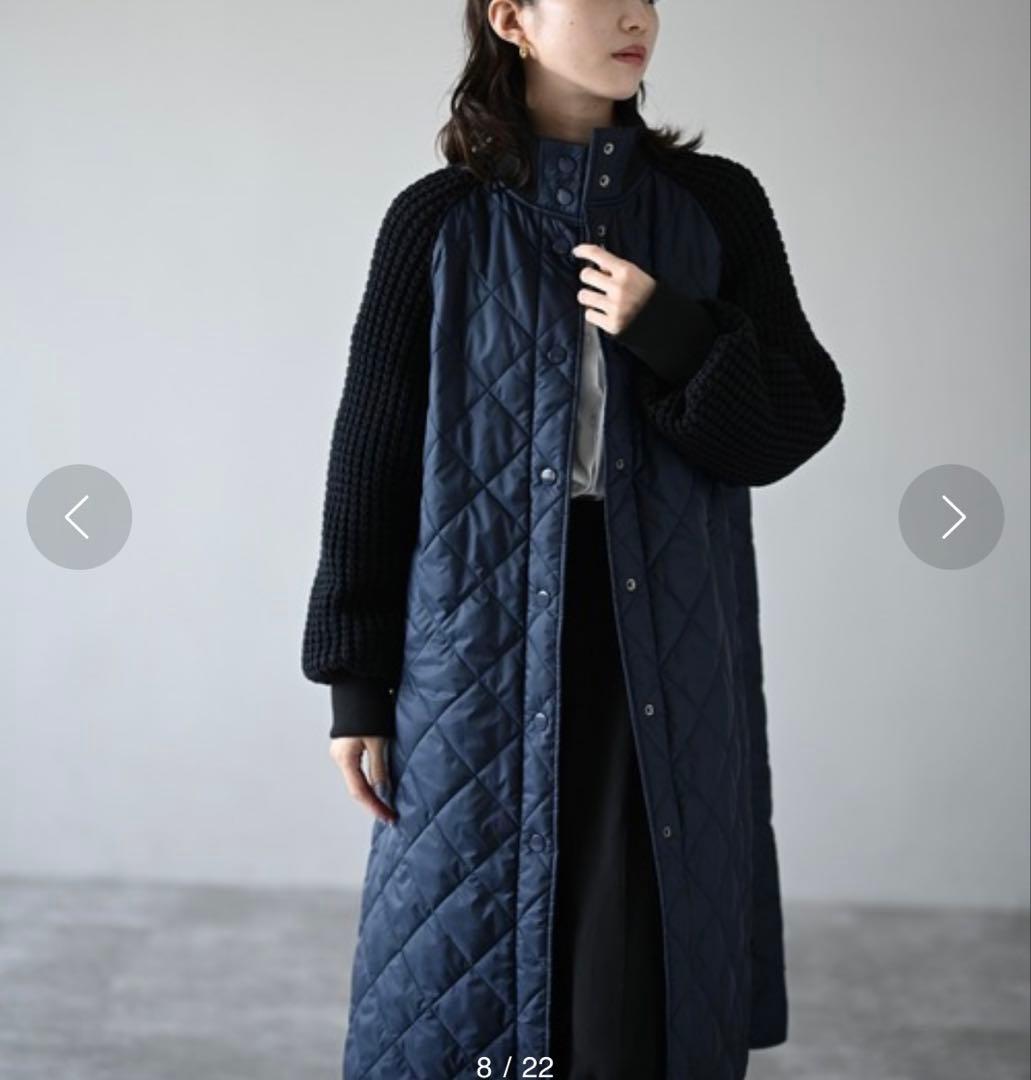 新品☆ HERENCIA ヘレンチア ロングコート　キルティング　アウター