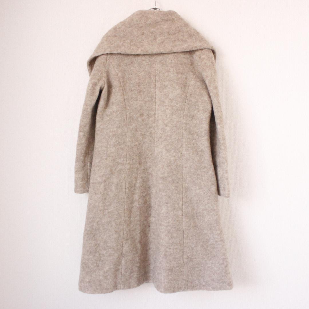 koibito misaki 変形ウールコート Lサイズ ベージュ ビッグカラー