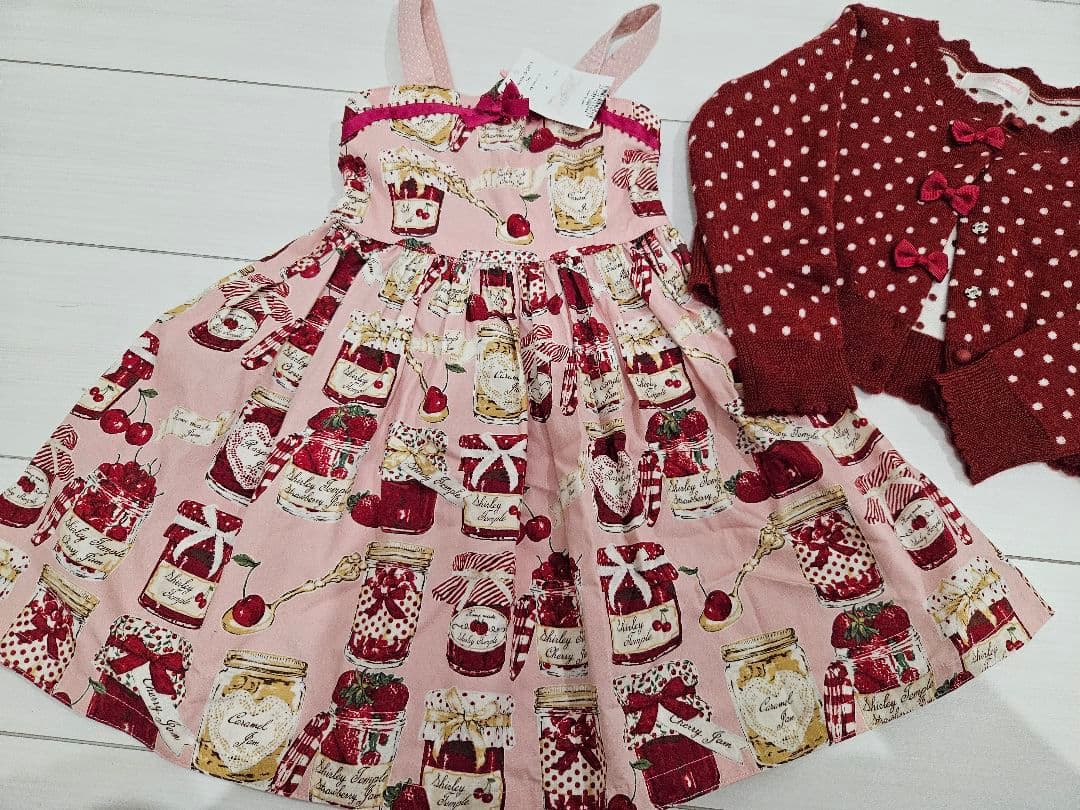 シャーリーテンプル ワンピース　シャーリーテンプル　ジャム　110