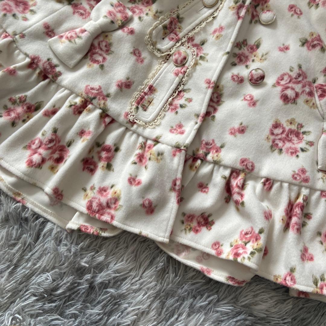 ★美品★LIZLISA リズメロ コラボ 花柄 ポンチョ コート y2k L