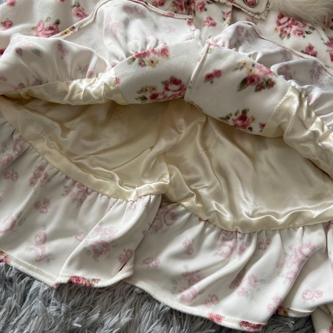 ★美品★LIZLISA リズメロ コラボ 花柄 ポンチョ コート y2k L