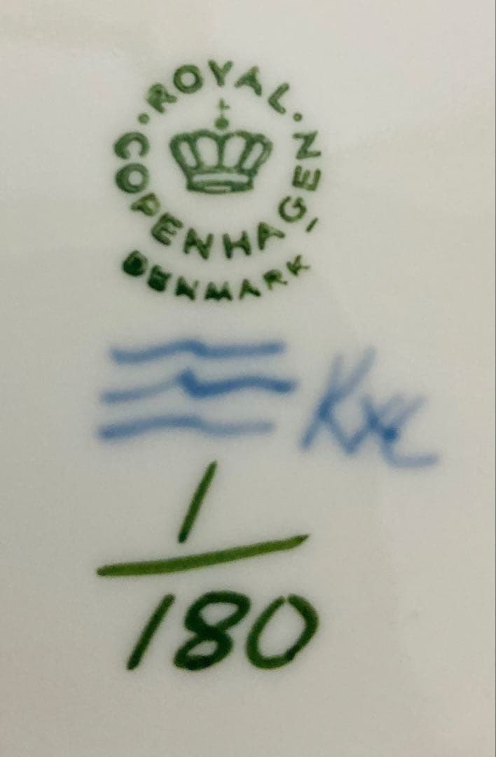 ロイヤルコペンハーゲン　ブルーフルーテッド プレイン 皿17cm 4枚