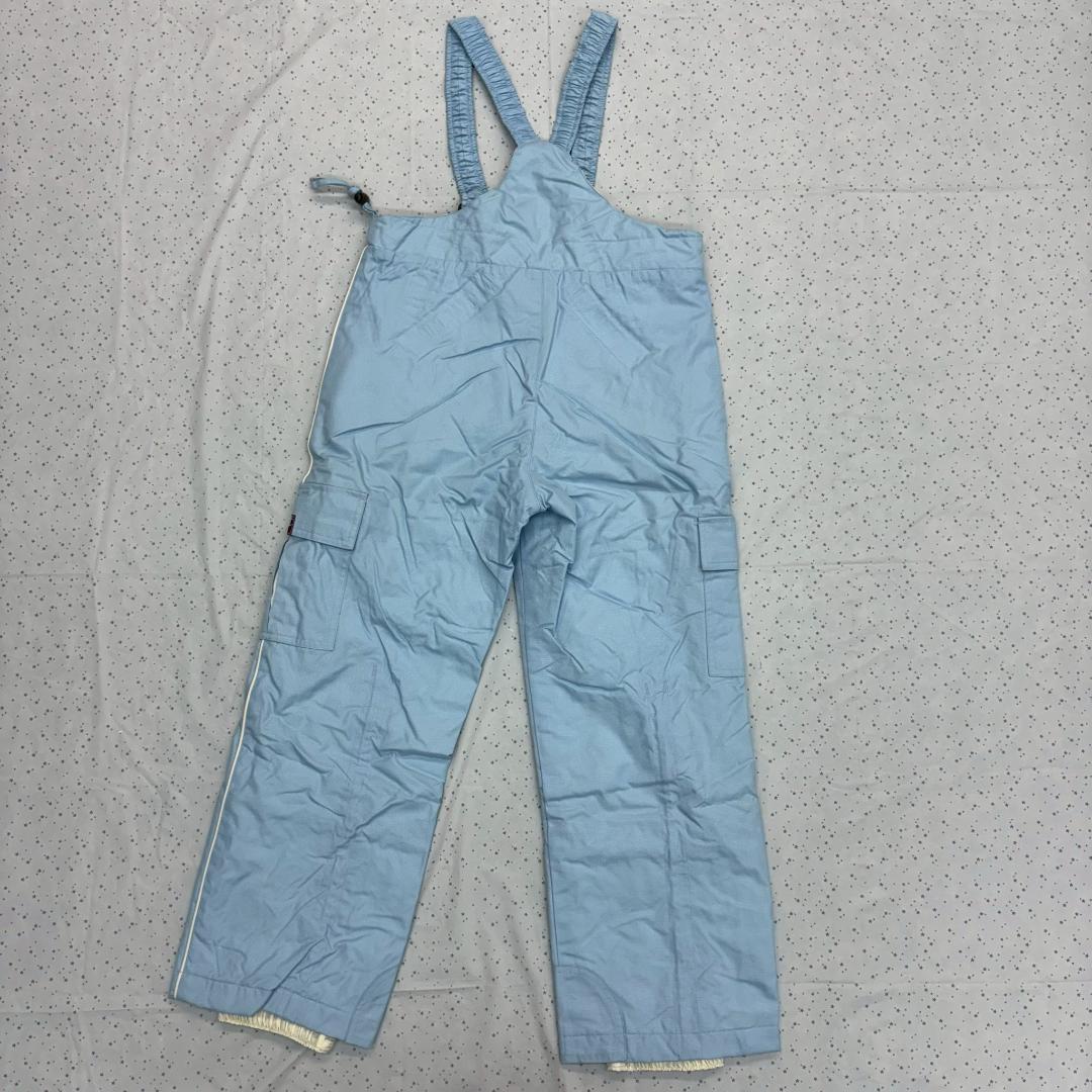 【新品未使用】チャンピオン キッズ スキーウェア 130 上下 紺 水色 レトロ