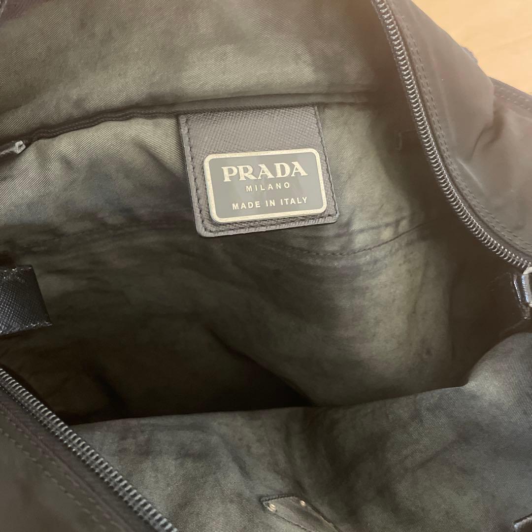PRADA 黒 ナイロン トートバッグ
