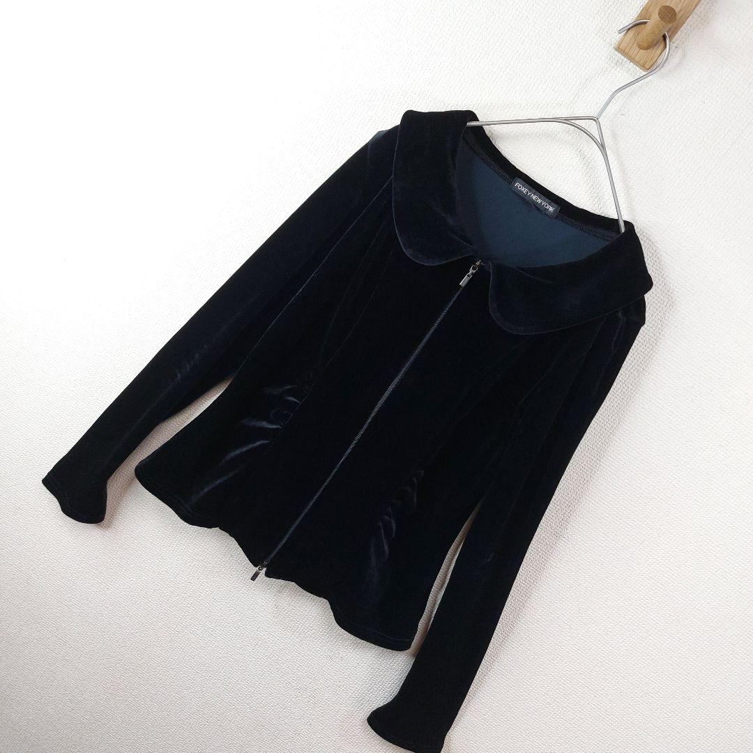 FOXEY NEWYORK フォクシーニューヨーク　ベロアジャケット　４０