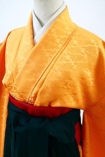 ★専用袴のみ販売★ 袴 山吹色 黄色 菊 S～Mサイズ 卒業式