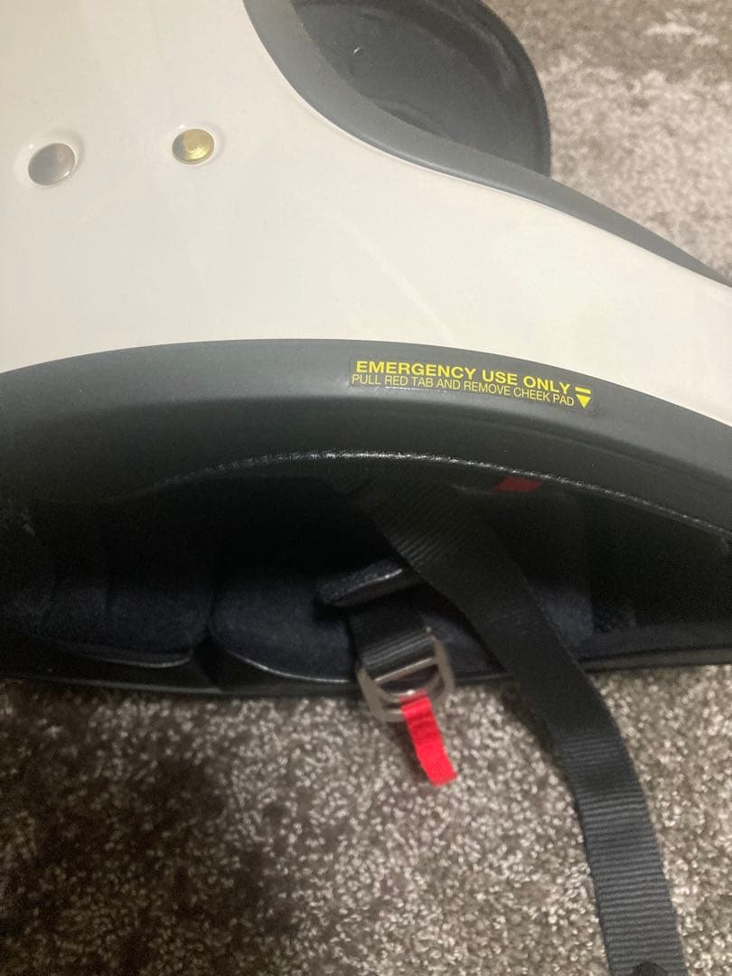 新品未使用品EX-ZERO ヘルメット オフホワイト Mサイズ