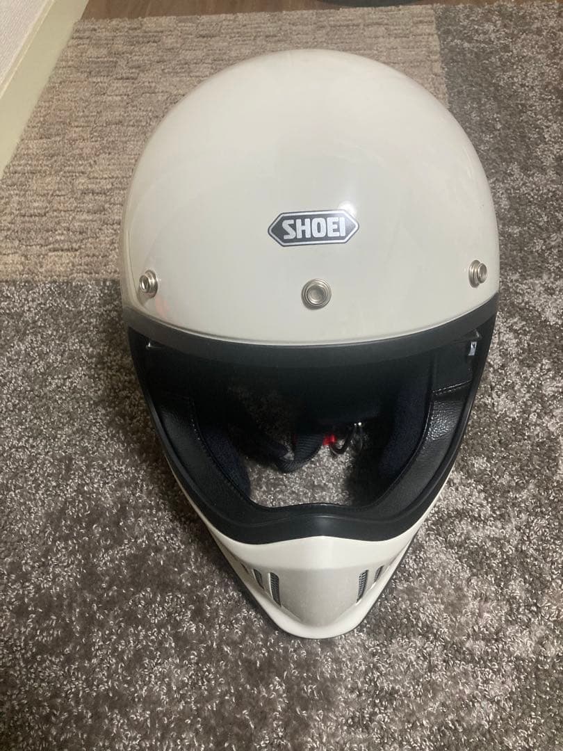 新品未使用品EX-ZERO ヘルメット オフホワイト Mサイズ