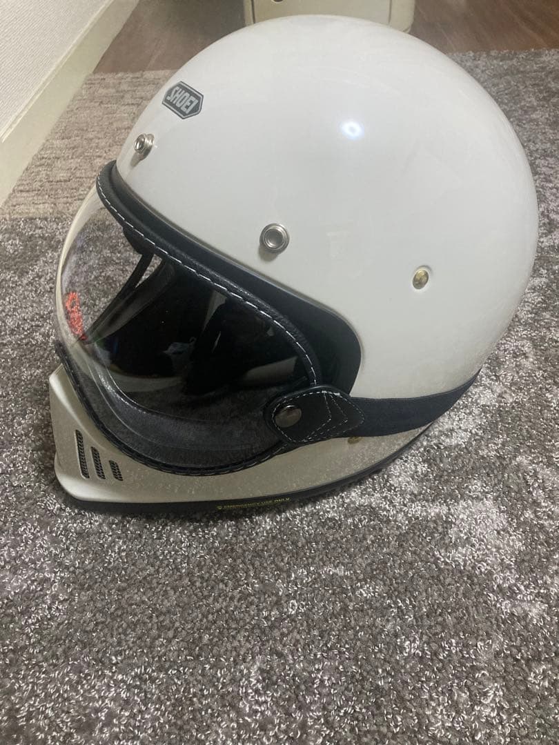 新品未使用品EX-ZERO ヘルメット オフホワイト Mサイズ