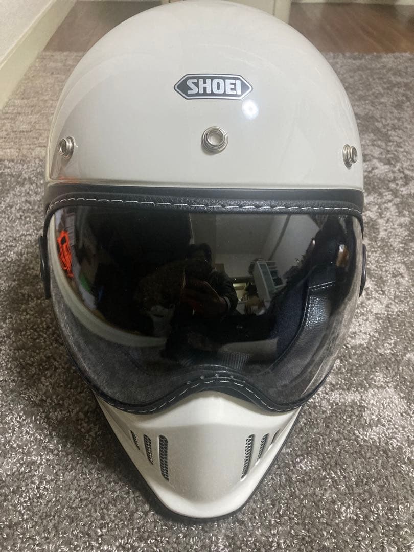 新品未使用品EX-ZERO ヘルメット オフホワイト Mサイズ