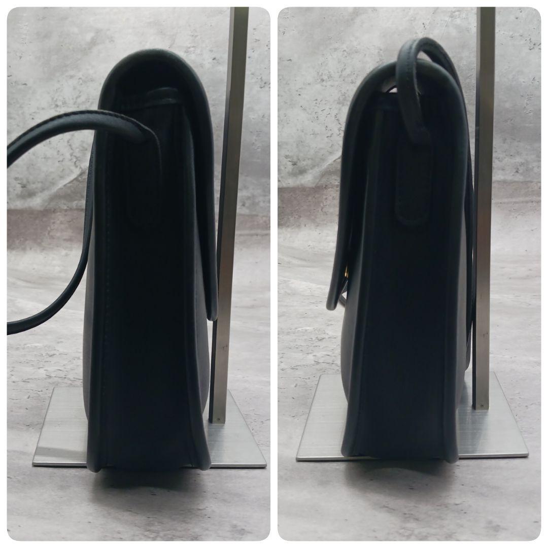 ✨美品✨ オールドコーチ ショルダーバッグ USA製 9888 レザー ブラック